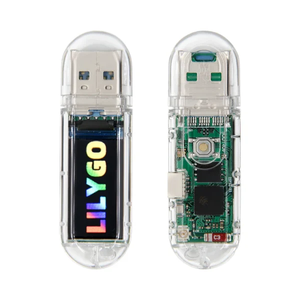 LILYGO® T-Dongle-S3 For NerdMiner V2 ESP32-S3 Development Board Dongle 0.96 inch ST7735 LCD Display WiFi Bluetooth TF Card - Image 11