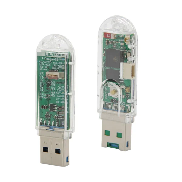 LILYGO® T-Dongle-S3 For NerdMiner V2 ESP32-S3 Development Board Dongle 0.96 inch ST7735 LCD Display WiFi Bluetooth TF Card - Image 4