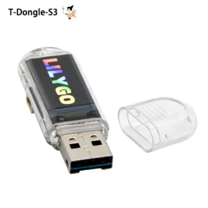 LILYGO® T-Dongle-S3 For NerdMiner V2 ESP32-S3 Development Board Dongle 0.96 inch ST7735 LCD Display WiFi Bluetooth TF Card