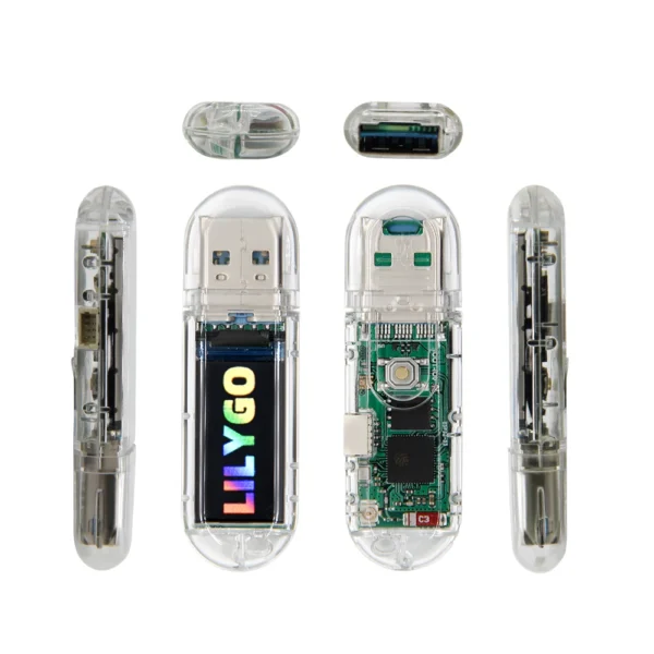 LILYGO® T-Dongle-S3 For NerdMiner V2 ESP32-S3 Development Board Dongle 0.96 inch ST7735 LCD Display WiFi Bluetooth TF Card - Image 15